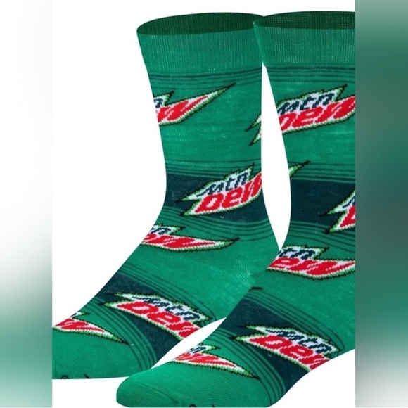 Mountain Dew Crew Socks -NWT - Picture 5 of 10
